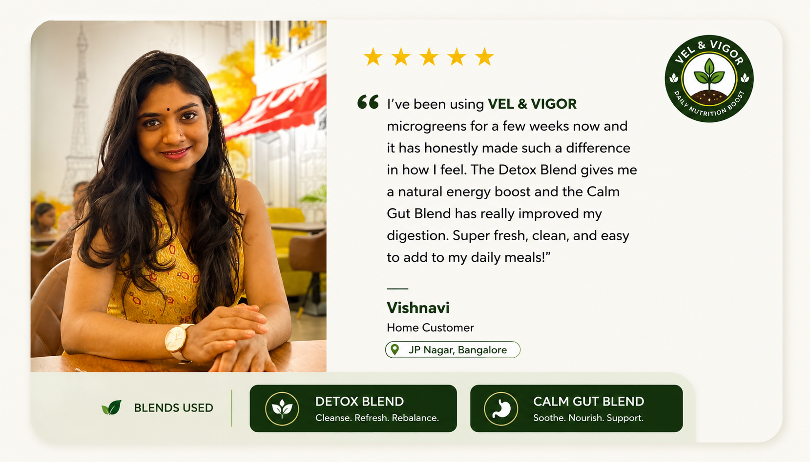 VEL & VIGOR customer review
